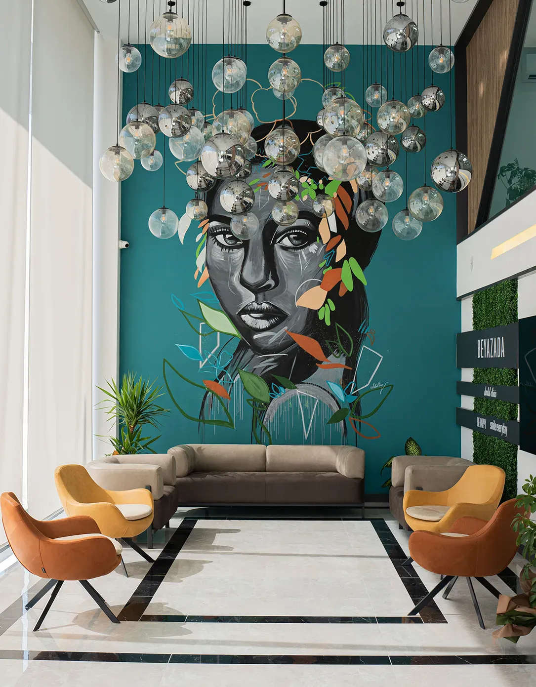 Beyazada Dental Clinic modern interior in Antalya, Turkey